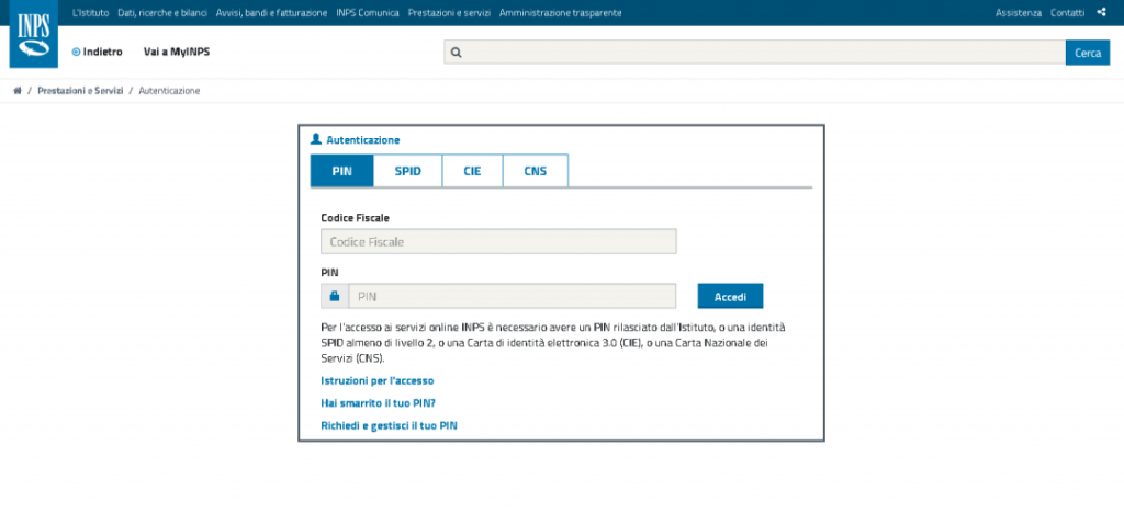 Istruzioni richiesta bonus indennità 600 euro INPS 2